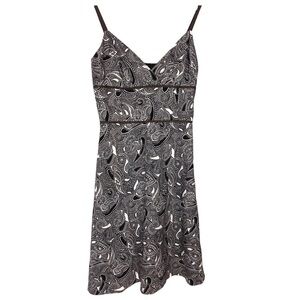 LOFT Dress l BROWN PAISLEY COTTON SUNDRESS l Women’s Size 4 Dress l 0594